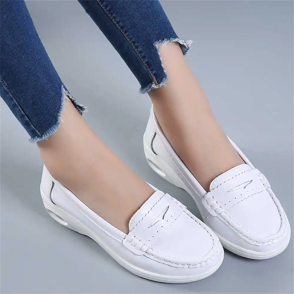Tech Office Wear Women - Zapatillas de deporte blancas Slipon de