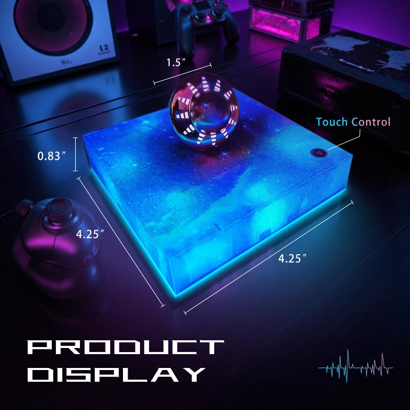 Cool Office Tech Gadgets - Lámpara OVNI Levitante con Rotación de