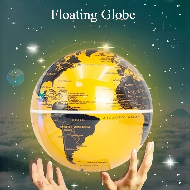 Cool Office Tech Gadgets - Globo Magnético Levitante con Luz LED,