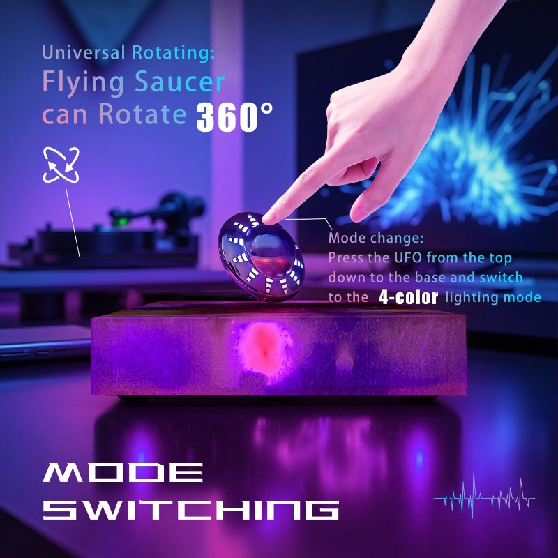 Lámpara OVNI Levitante con Rot - Cool Office Tech Gadgets reseña y precio