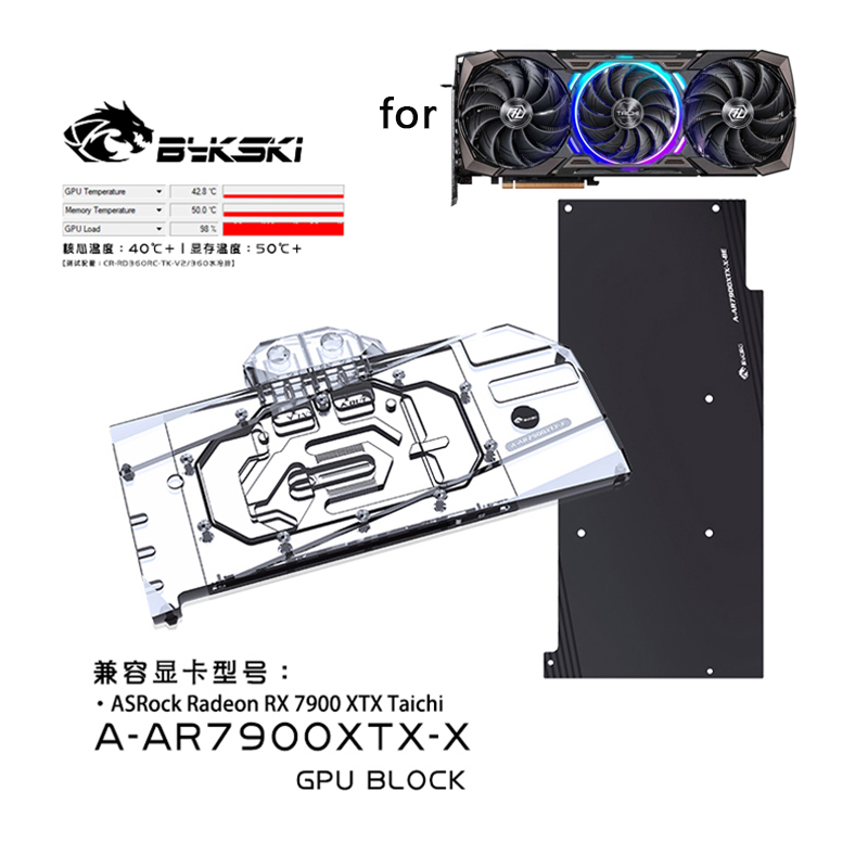 Bykski bloque de agua para ASR - Amd Vga Rx 7900 Xtx reseña y precio