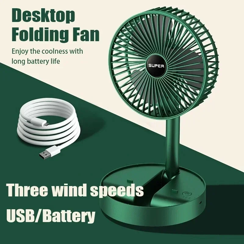 Ventilador USB Recargable, Min - Cool Office Tech Gadgets reseña y precio