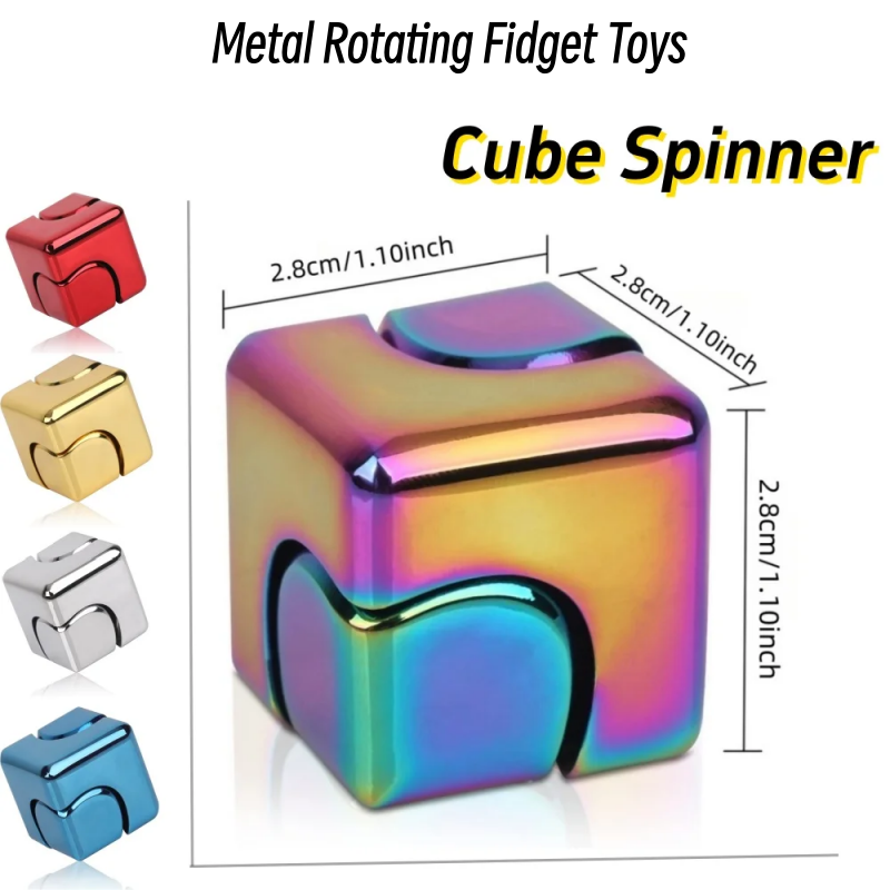 Giroscopio giratorio de cubo d - Cool Office Tech Gadgets reseña y precio